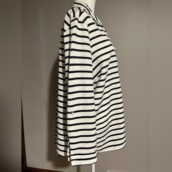 Classic J.Jill Striped Blouse - XL Tall - Flawless Fit - Picture 2 of 6